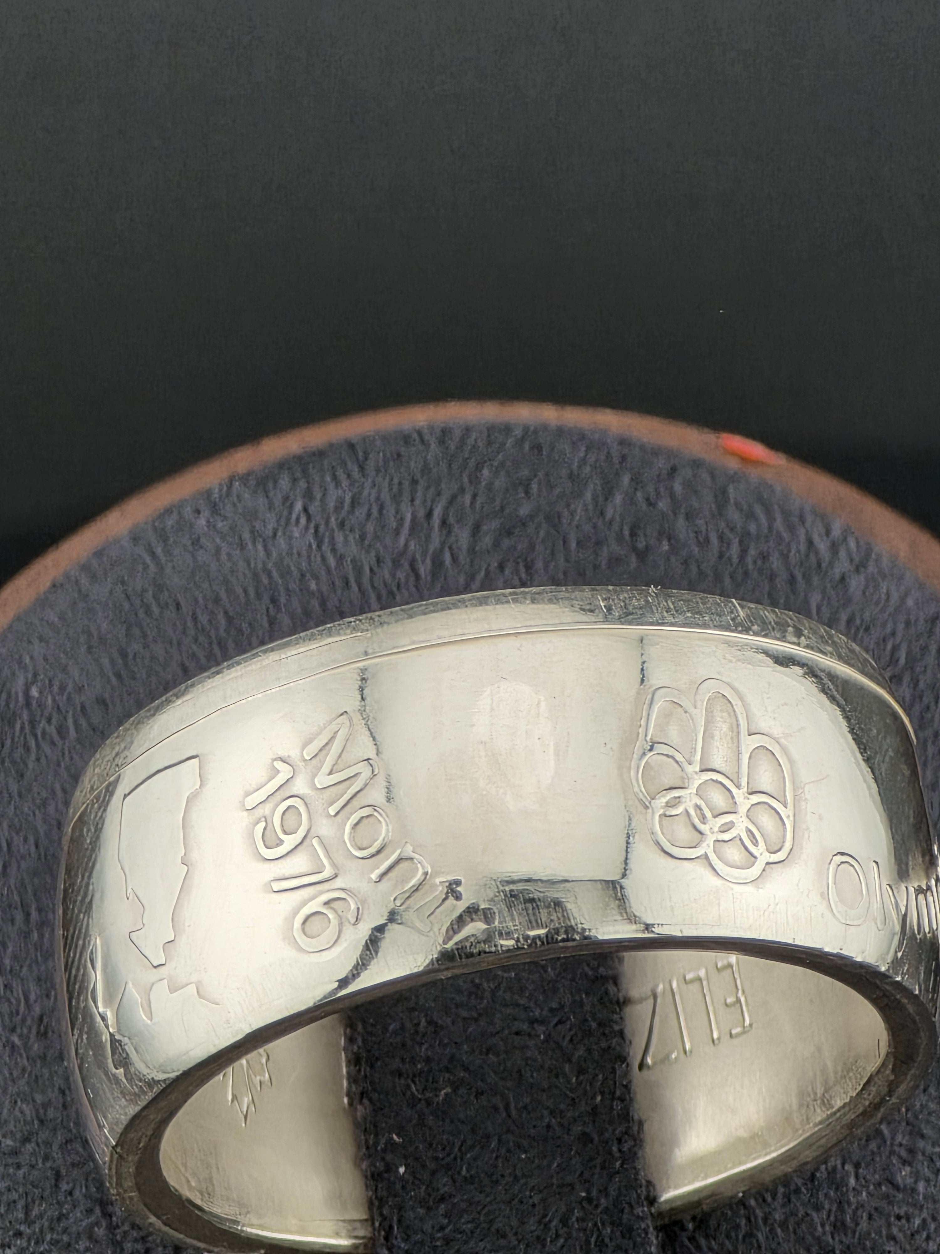 The Continental Sovereign (1973 $5 Silver Montreal Olympic Coin - North American Map)